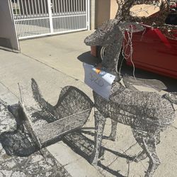 Reindeer And Sleigh