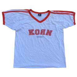 Vintage Korn Untouchables 2002 World Tour Jersey Shirt Size XL