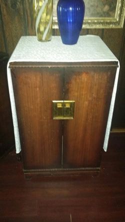 Giant Brass handle solid wood Cabinet