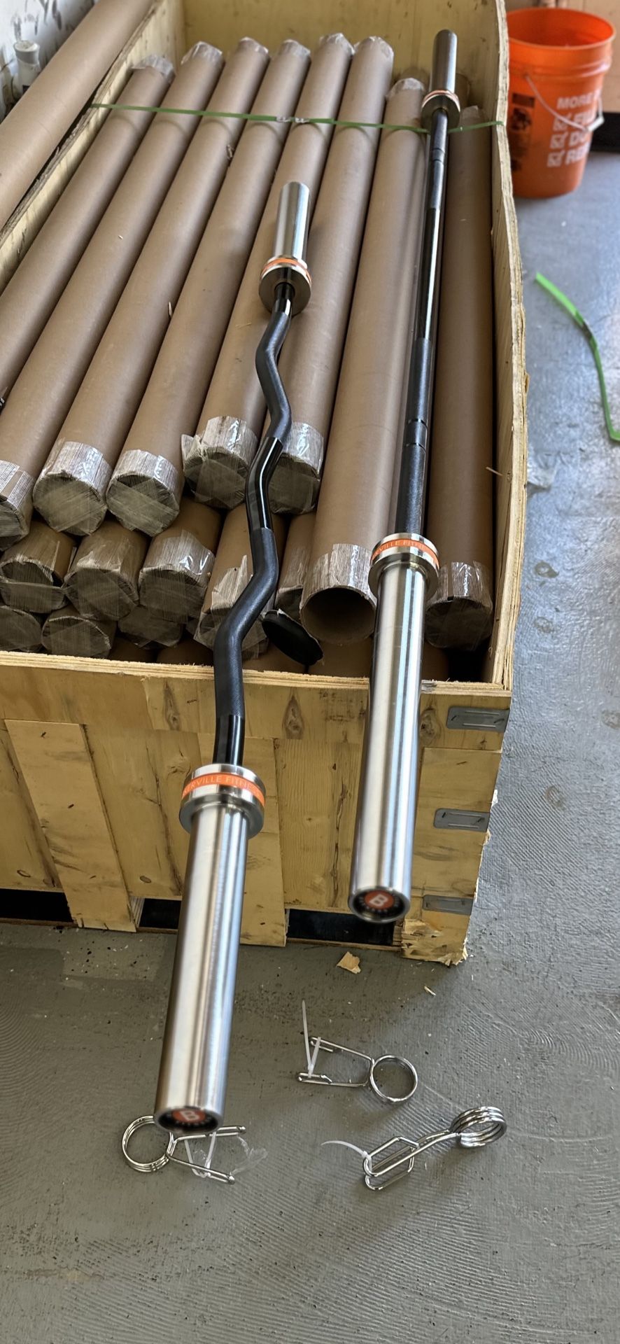 Olympic Needle Bearing Curl Bar. Brand new still in the box.