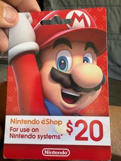 Nintendo E shop cards