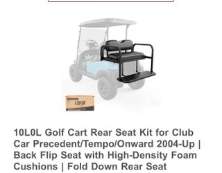 Precedent back seat kit