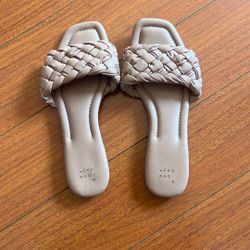 Beige Braided Sandals New Day