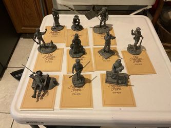 Pewter statues-the American people 1(contact info removed) from Franklin meant selling together