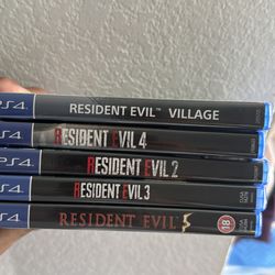 Resident Evil 2-8 each one unless you wanna give me an offer for all of them