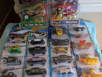 Hot Wheels with some treasure hunts