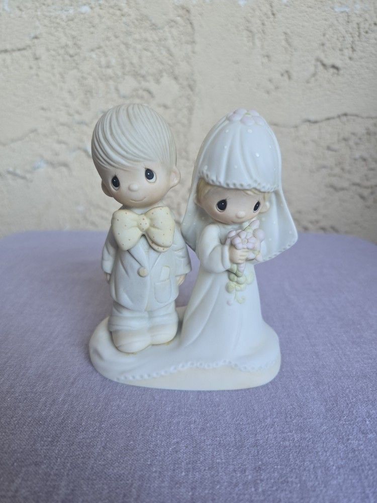 Precious Moments Wedding "The Lord Bless You and Keep You" Bride & Groom
