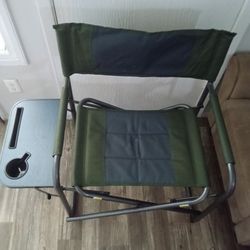 Ozark Trail Chair w/ side table.