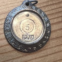 PTL Gold Pendant Round Empty Picture Frame