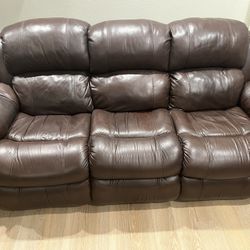 2 Leather Couches