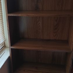 Bookcase (3 shelves bottom is a drawer)