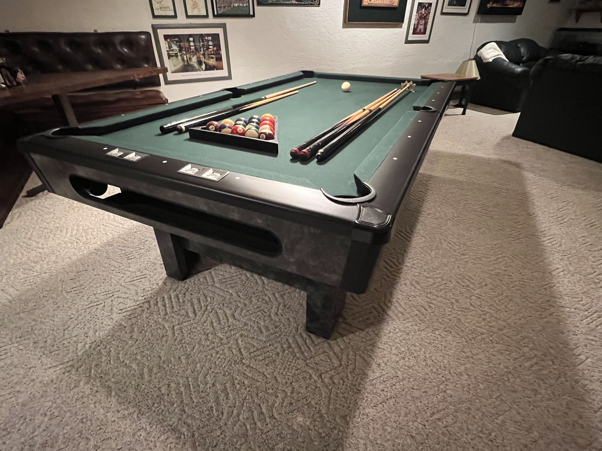 Brunswick Billiards Richmond HH Full Slate Pool Table