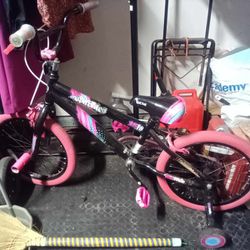 Kent 18" Girl's Sparkles Bicycle Bike Pink And Black