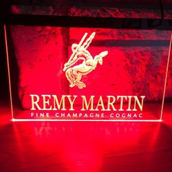 REMY MARTIN LED NEON RED LIGHT SIGN  8x12