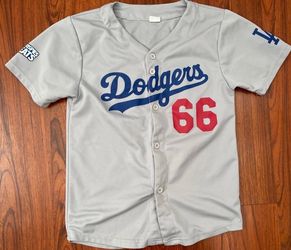 Los Angeles Dodgers #66 Yasiel Puig Gray Jersey Giveaway Youth Xl Woman S