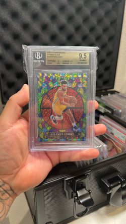Steph Curry 2020 Stained Glass BGS GEM MT 9.5