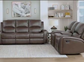 Leather Recliner Couch with Recliners