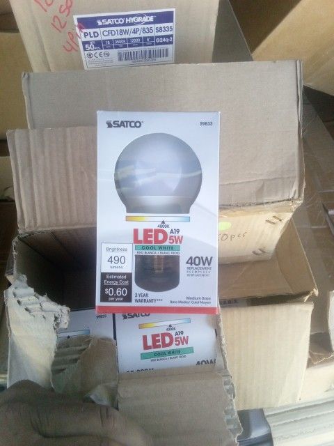 Satco Led Bulbs 6 Per Case