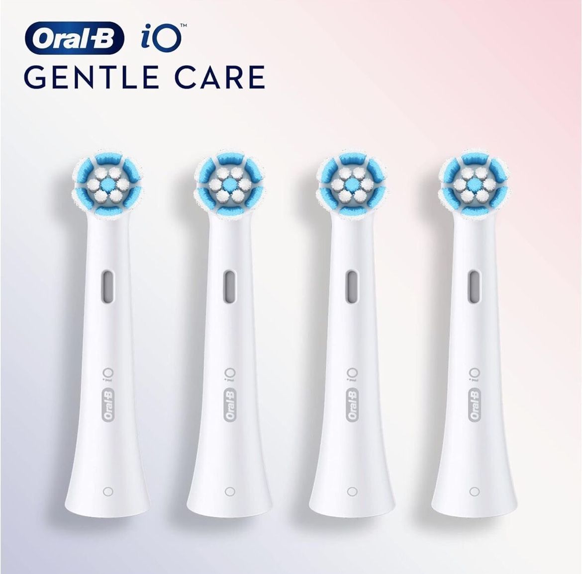 New 4 count (2 pairs) Oral-B iO Ultimate clean Electric Toothbrush Heads Replacements