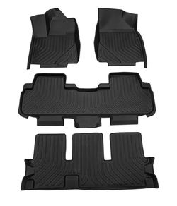 Floor Mats for Toyota Highlander 7/8 Seats 2014-2019, All Weather Floor Liners for Highlander