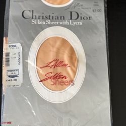 New Vintage Christian Dior Pantyhose 