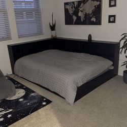 Bed Frame + TV Stand 