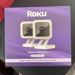 Brand New - Roku Indoor Camera 2 Pack