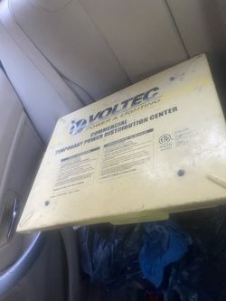 voltec power and lighting commercial temporary power distribution center