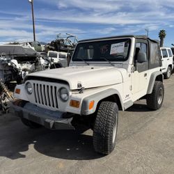 2005 2006 JEEP WRANGLER TJ FOR PARTS PART OUT 
