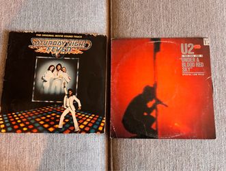 Saturday night fever/U2 vinyl records $10 ea.
