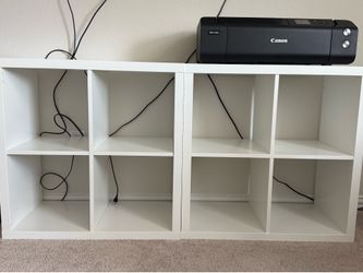 Set of White Cube IKEA Shelf’s
