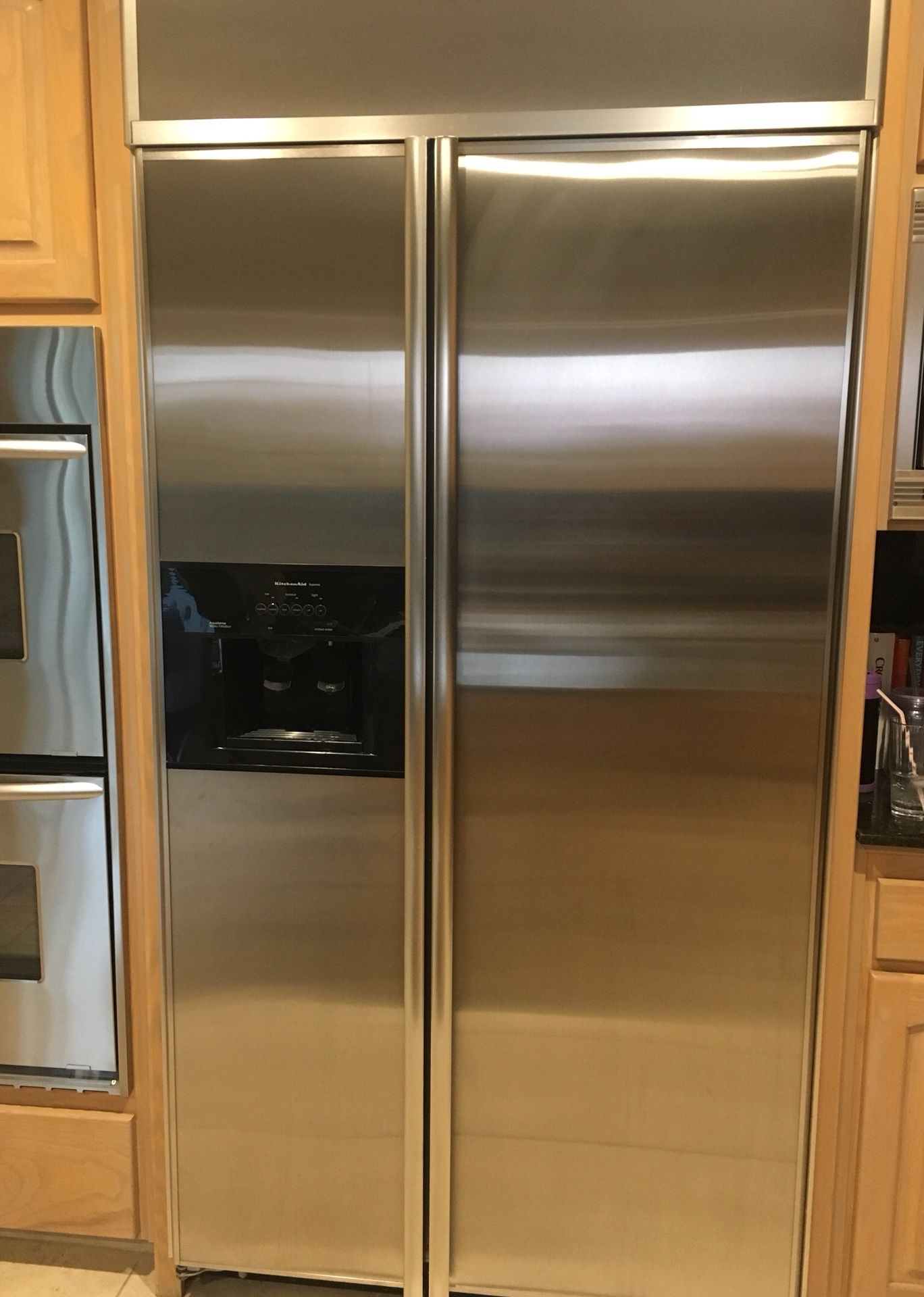 Built in 42 inch KitchenAid refrigerator