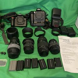 Two Used Digital Cameras And Lenses And More