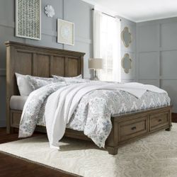 Pierson Storage King Size Bed Frame New Scratch and Dent