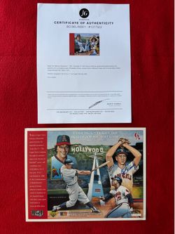 original  baseball player autograph