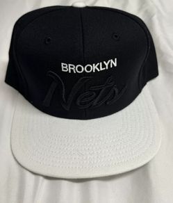 Brooklyn Nets Black And White Cap