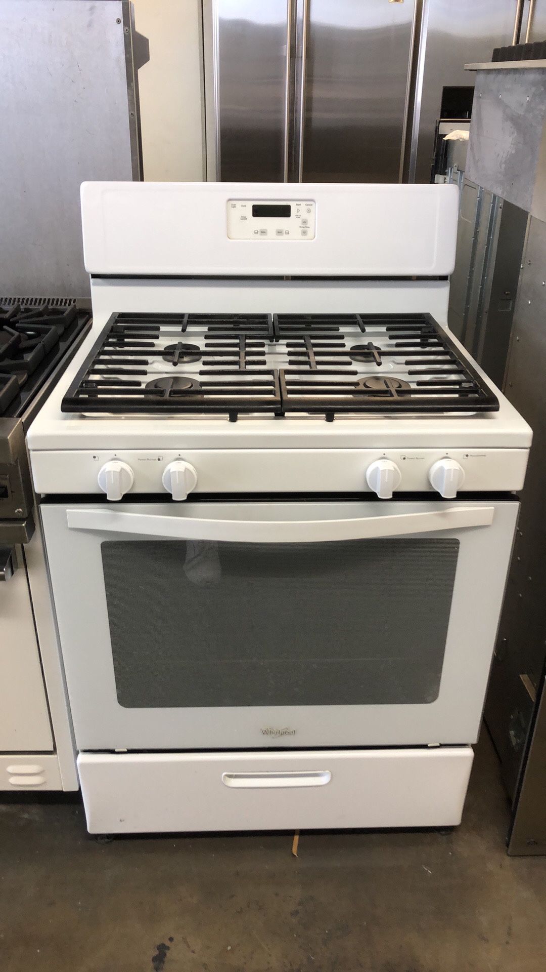 Whirlpool 30”Wide All Gas Range Stove With Heavy Duty Grates 