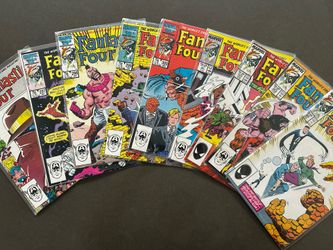 59 Issues Lot Fantastic Four Late 80’s Early 90’s Books VF-Mint Spiderman Black Panther Avengers And More