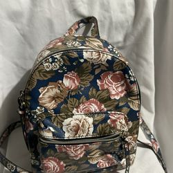 Rose Print Small Bag 
