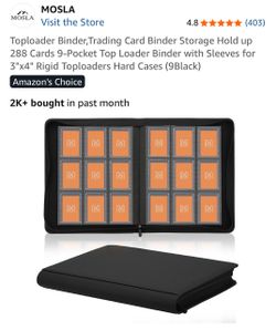 Top loader binder(With Cards)
