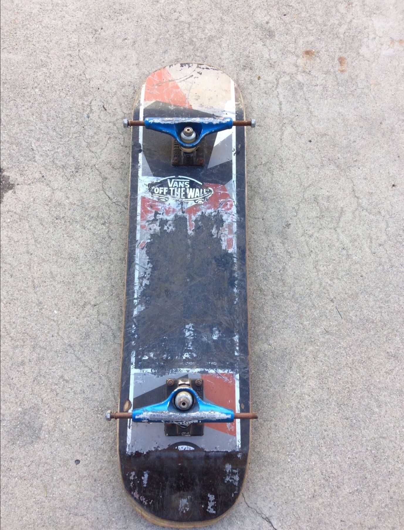 Old Skateboard With Venture Trucks
