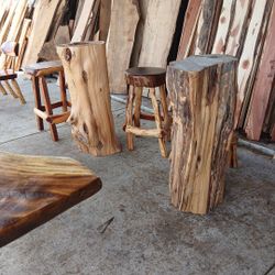 Cedar Wood Stumps Bases