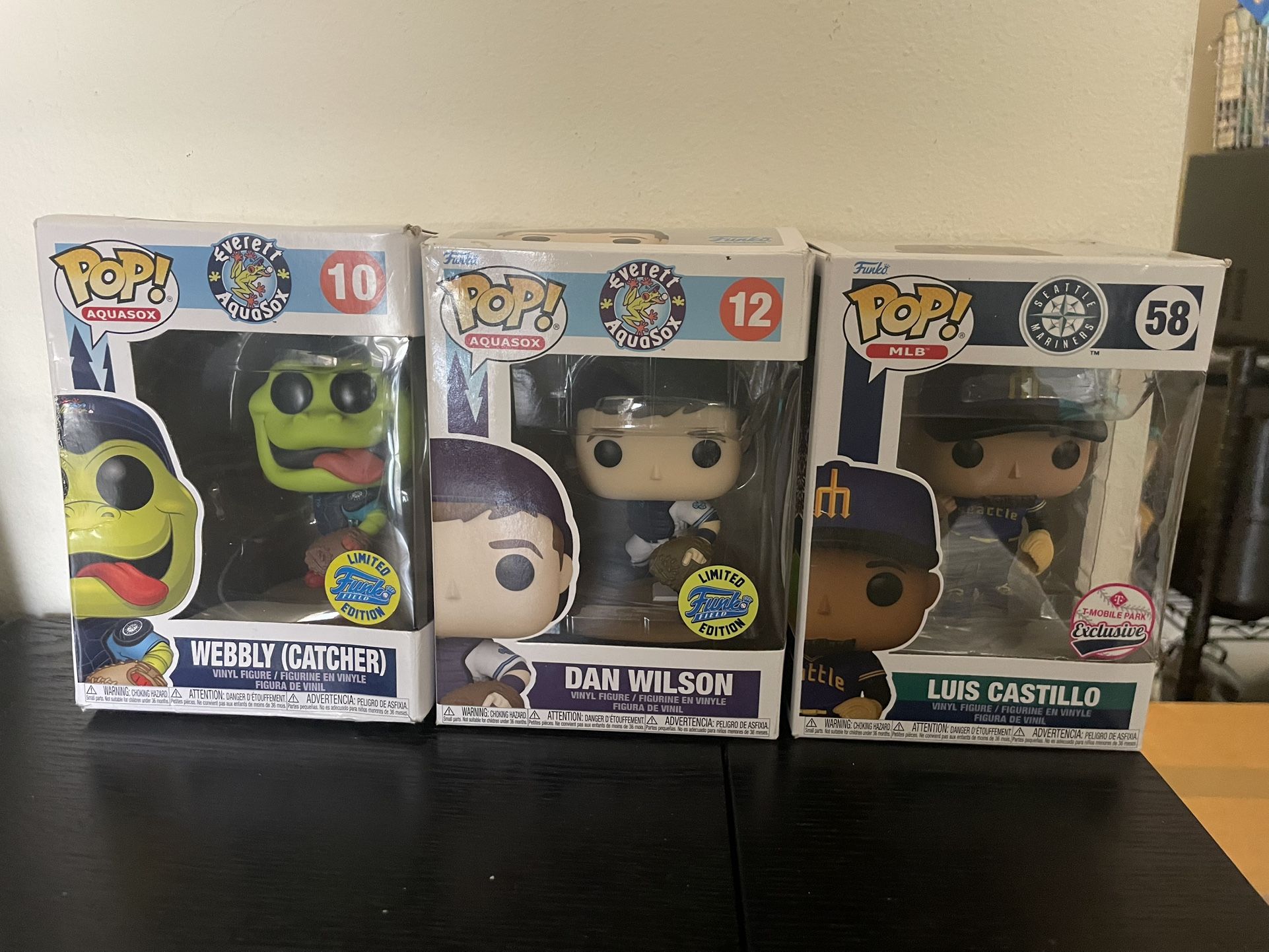 Seattle Mariner Funko pops