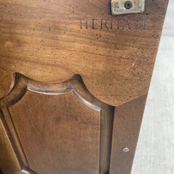 Heritage Antique Solid Wood Night Stand