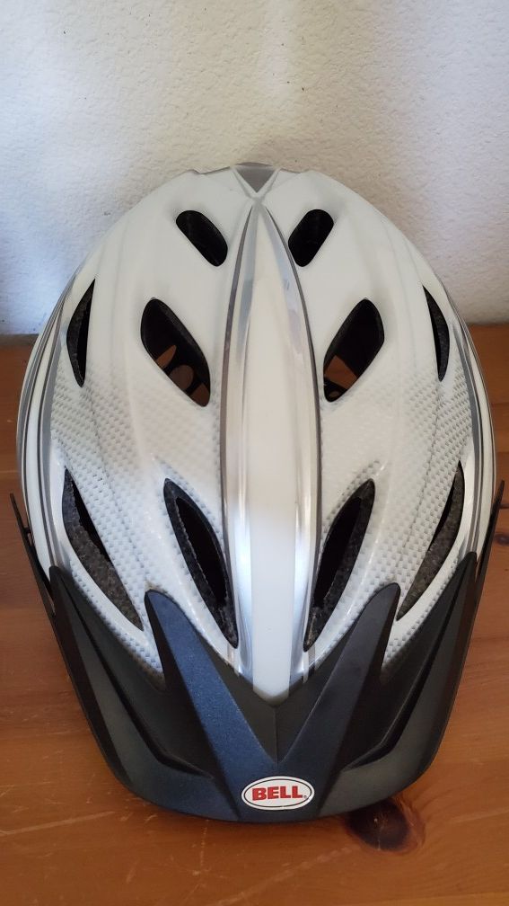 Bell Adult White Black Bike Helmet