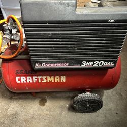 Air compressor 20 gallon 3hp craftsman