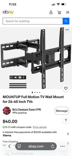 Full Motion TV wall mounted