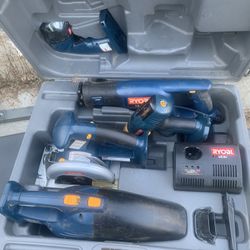 Ryobi Combo Kit.   “TOOLS ONLY “