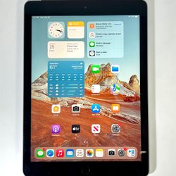 🍎 iPad 5th Gen 9.7” 32GB Cellular Unlocked Fully Functional!!