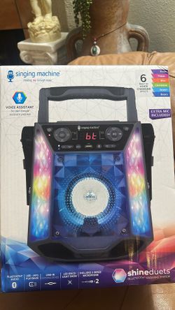 Singing Machine Bluetooth Karaoke System NEW In Box